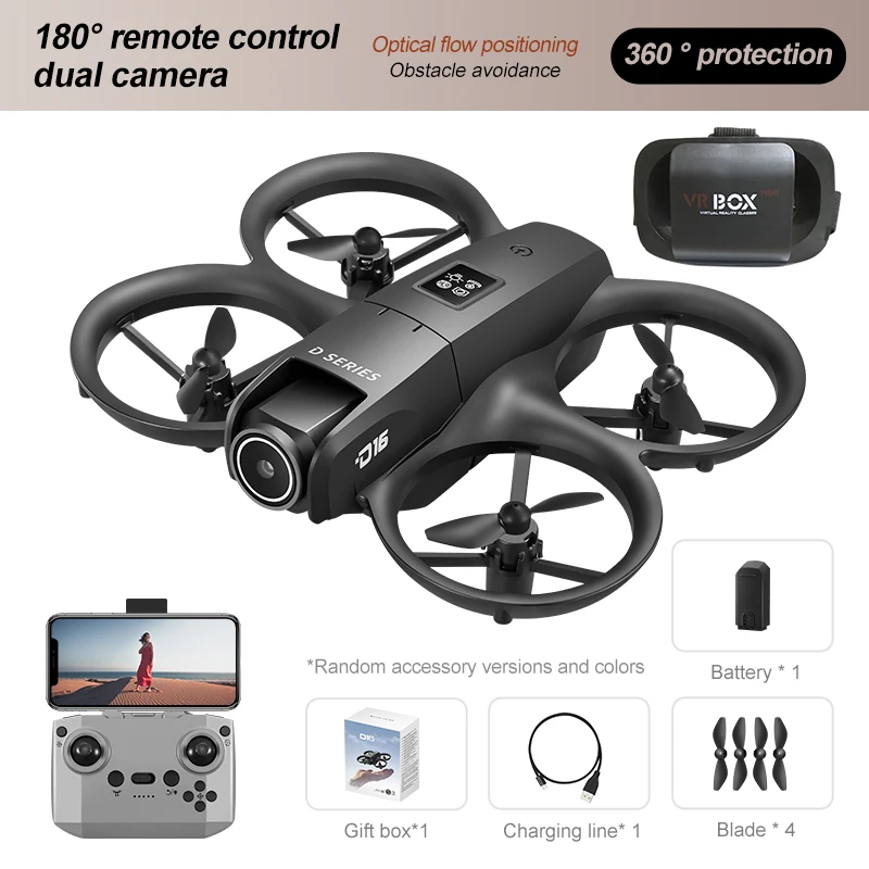 Lenovo D16 Drone 8K Luchtfoto GPS Obstakelvermijding Borstelloze Motor Drone Elektrische Aanpassing HD Professionele Dubbele camera Optische Flow