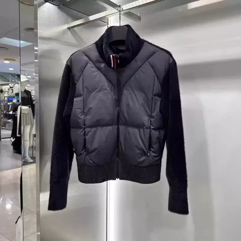 Women's Golf Goose Down Jacket 2026 New Korean Style Premium Stand Collar Zip-Up Warm Windproof Lightweight Fashion Sporty Soft