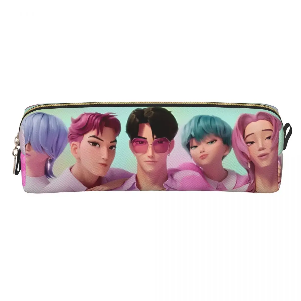 meninas-kpop-demon-hunters-saja-meninos-sacos-de-cosmeticos-multi-purpose-casa-saco-de-maquiagem-para-necessaires-organizadores-de-armazenamento-de-poliester