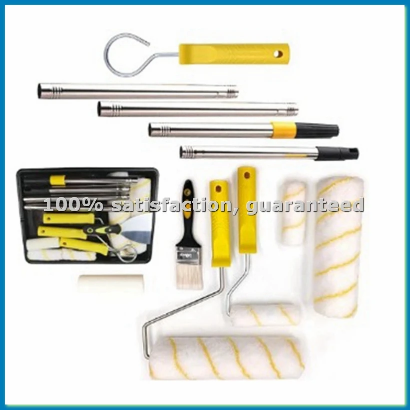 9 Inch Paint Roller Kit Roller Wall Painting Paint Brush Paint Brush Tool with Tray-A51M