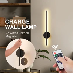 Lunga linea di strisce sfondo illuminazione da parete comodino camera da letto apparecchi di illuminazione nordici Decor per soggiorno divano Master Wall corridoio