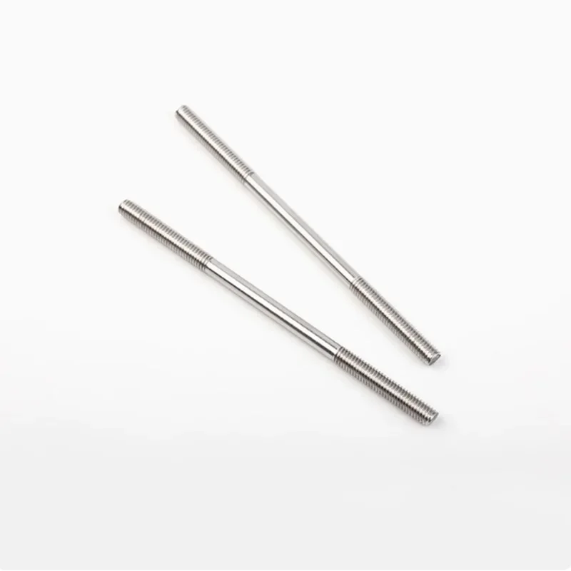 1 قطعة M6 ربط قضيب المزدوج نهاية 50 مللي متر موضوع ربط قضيب 304 مواد من الستانلس ستيل لسيارات قارب RC