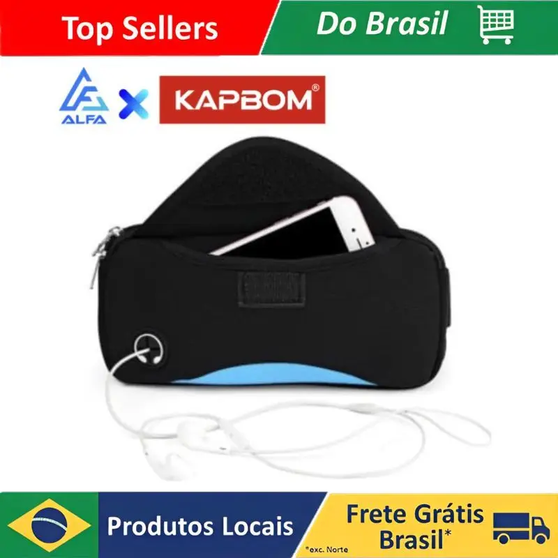 Pochete Sports Pockets Ultra Fina Cel Academia Caminhada Corrida Passeio KAPBOM