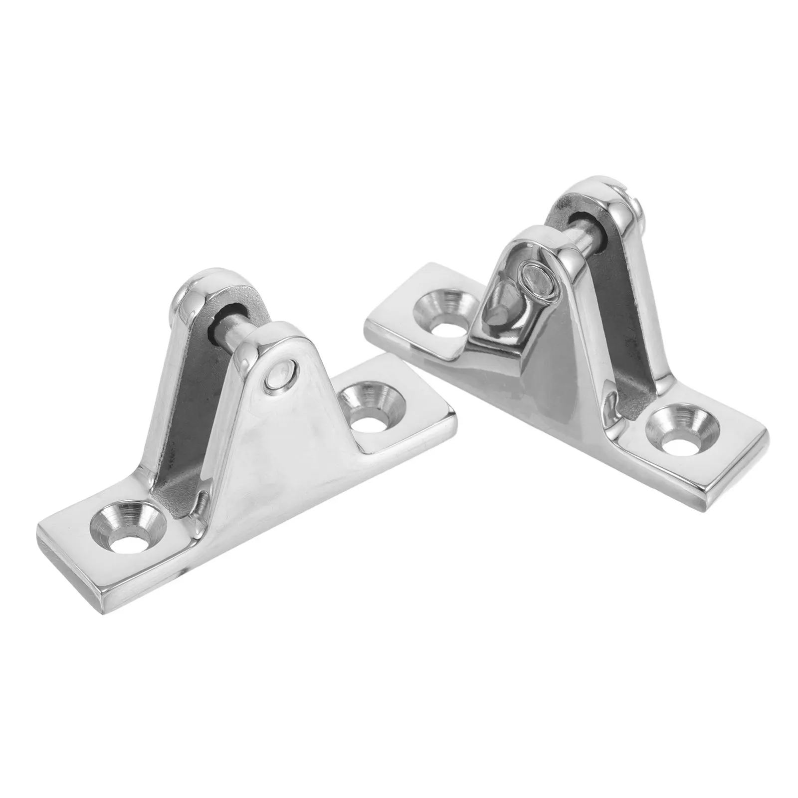

2Pcs Boat Hinge Marine Grade 316 Stainless Steel Deck Mount Bimini Top Fitting Heavy Duty Yacht Hardware Accessory