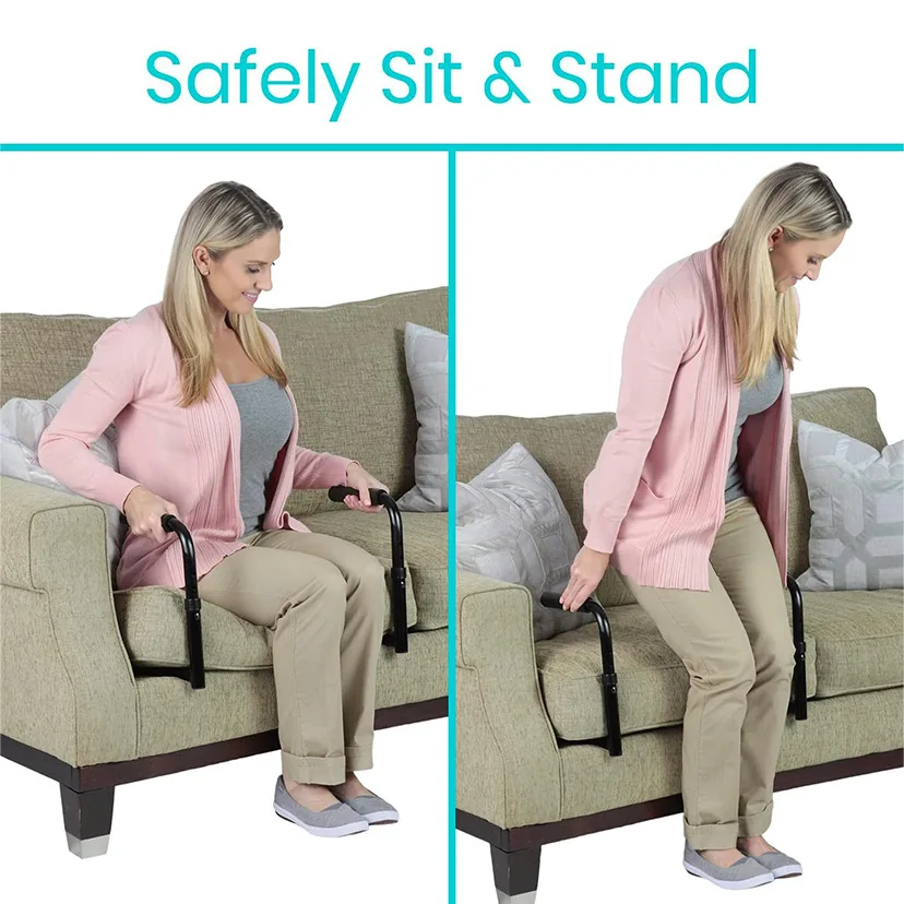 Sofa Armrest Aluminum Alloy The Elderly Sofa Standing Auxiliary Armrest Stand Up Handle Railing