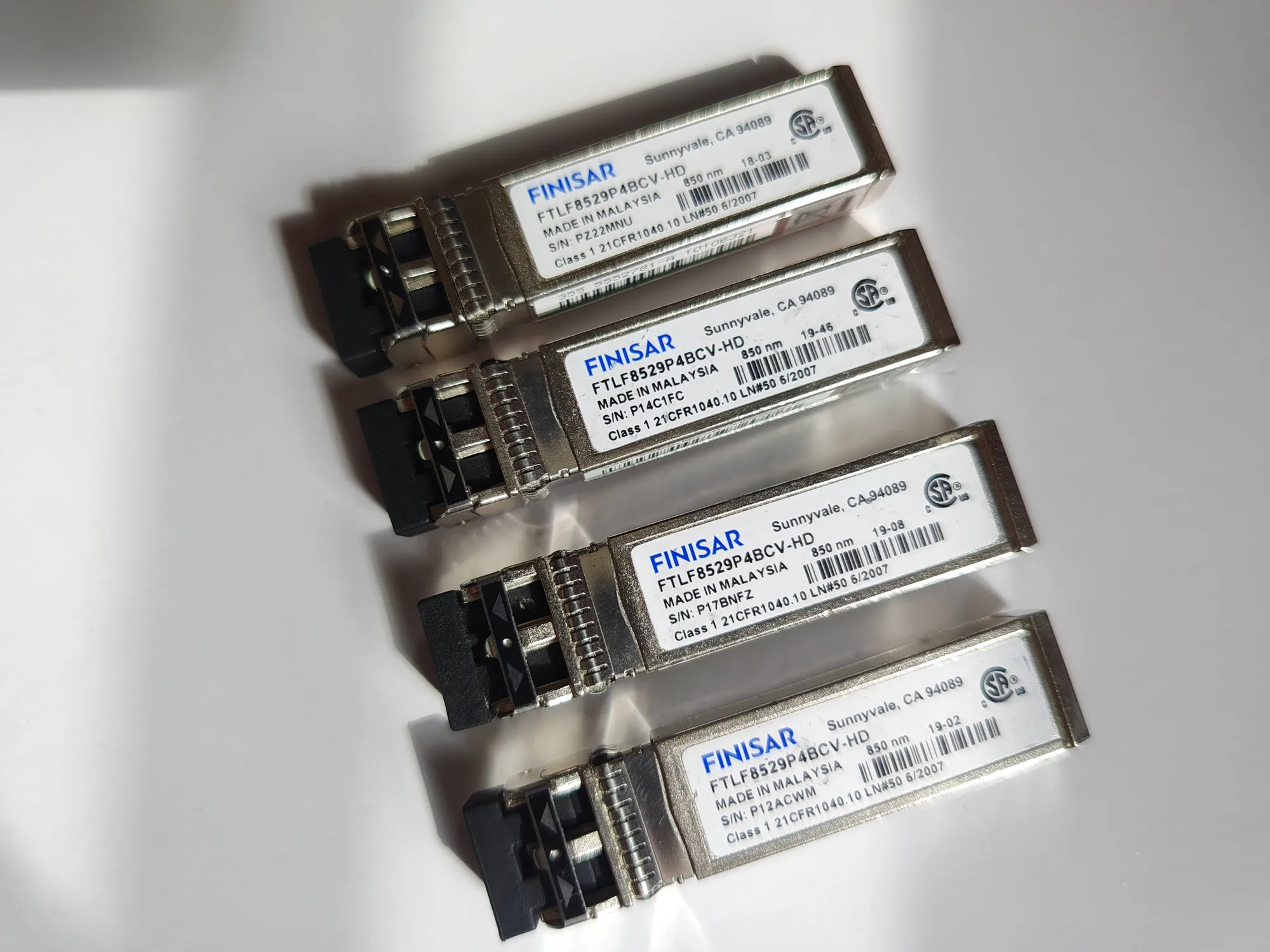 Finisar 16G Fiber Transceiver/FTLF8529P4BCV-HD, 5552781-A 16GB 850NM SW HDS SFP/Hitachi Storage Fiber Optical Module 16G