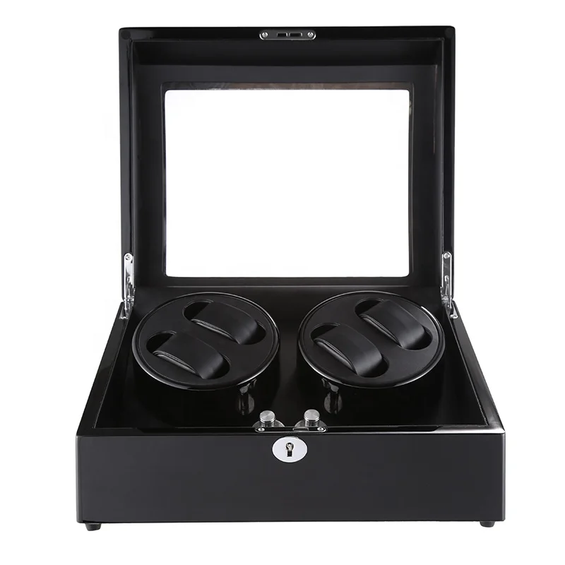 4+6 Slots Wholesale Table Watch Shaker Wooden Watch  Packaging Storage Box