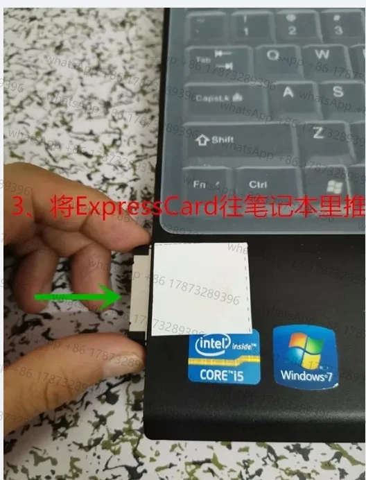 ExpressCard Interface to M.2 NGFF Nvme Solid State Disc X201 T430 Hp8570 W520