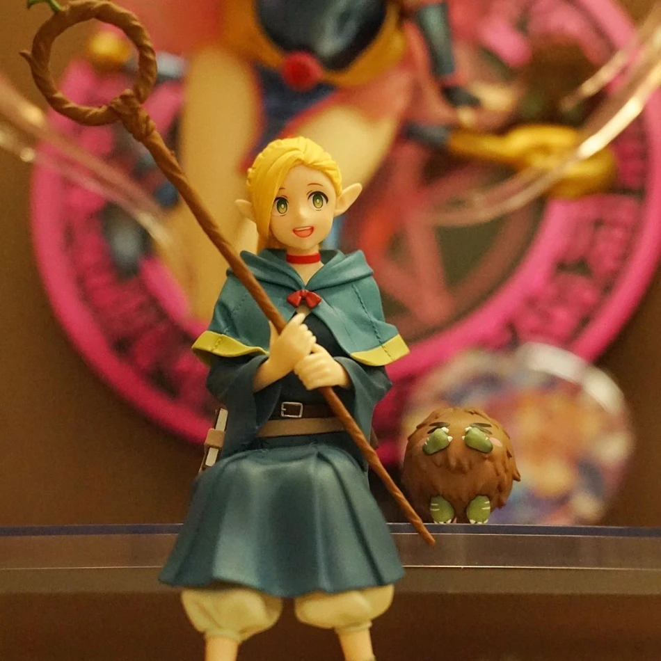 Anime Dungeon Meshi Marcille Donato Figur Stehend Delicious in Dungeon Marcille Donato Action Figur Modell Dekor Puppe Spielzeug Geschenk