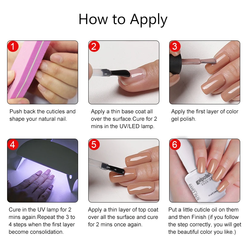 Arte Clavo UV جيل للأظافر يلمع 6 قطعة/المجموعة 15 مللي عارية اللون العلوي قاعدة معطف رسومات أظافر نقع قبالة الوردي فيرنيس Lakiery Hybridowe مانيكير #6
