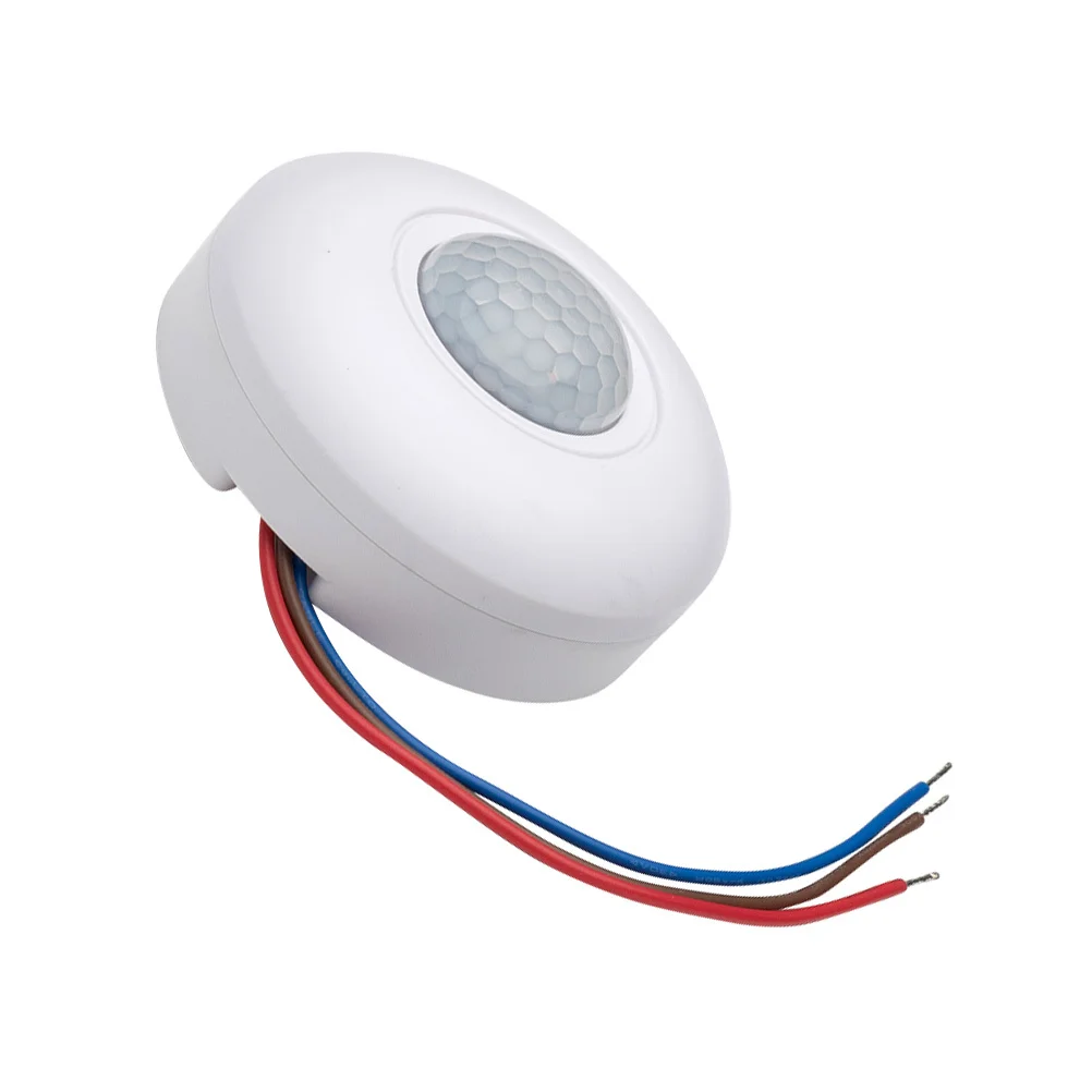 Pir Motion Ac85V-265V montado no teto para sensor de controle automático de iluminação interna e externa
