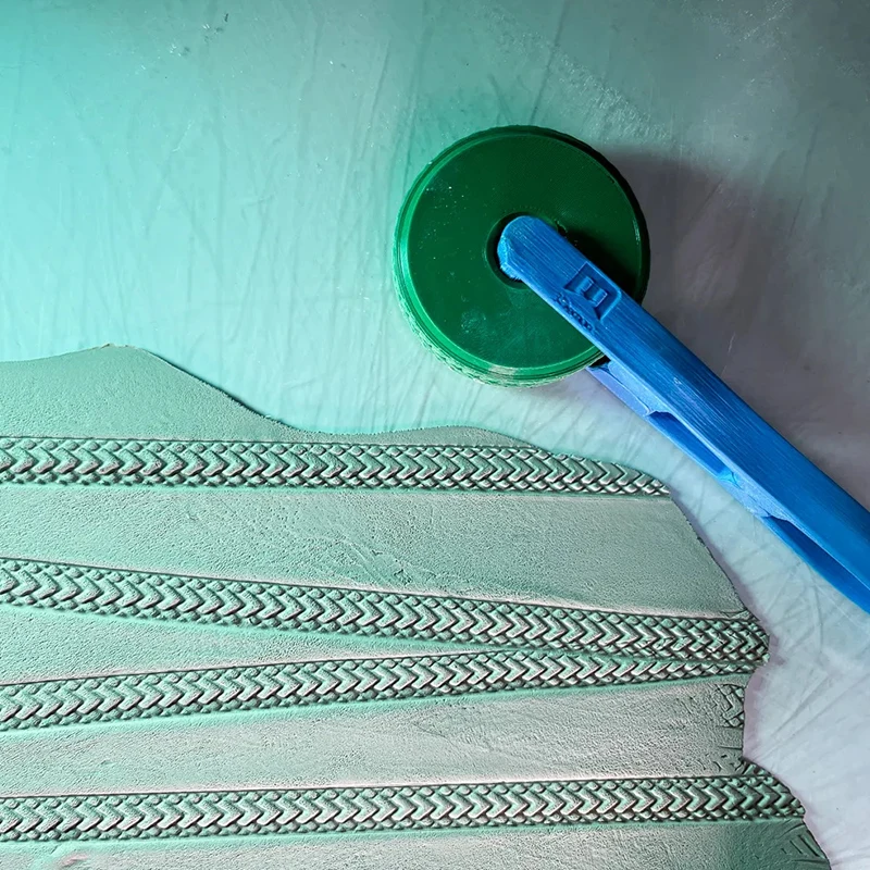 Clay Stamp Roller Ceramic Texture Wheel Geometric Flower Patterns DIY Clay Tools Painting Stamps Durable Art Decor