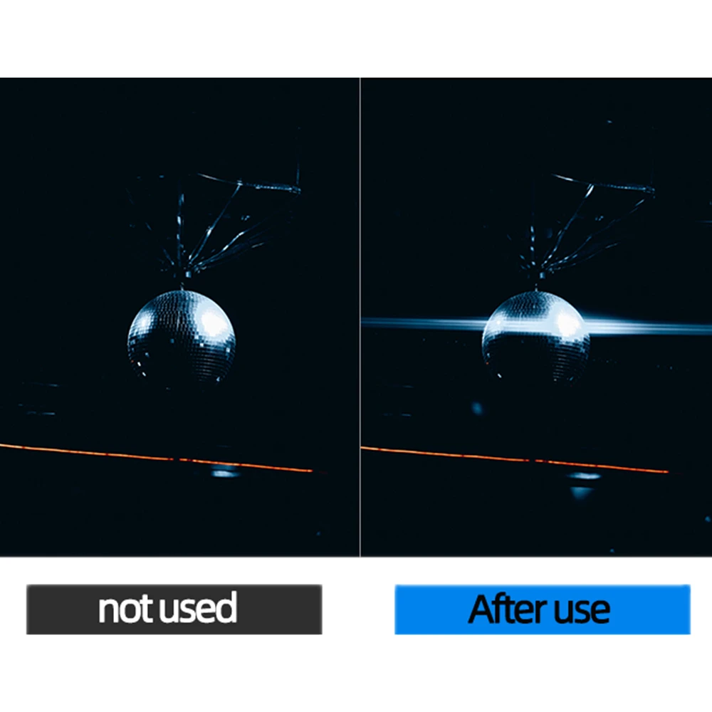 Blue Streak Filter Glass Lens Filter Protector Cinematic for Camera lens 37 40.5 49 55 58 62 67 72 77mm 82 95 mm