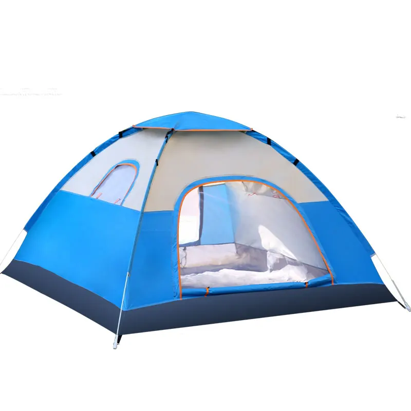 Outlet New Pattern Custom Oem Family Windproof Easy One Touch Pop Up Travel Tent Camping Outdoor Tent