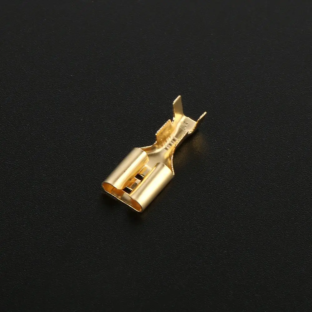 200PCS Durable Durable Female Spade 200pcs Electrical Butt Connector Insulated Wire Crimp Terminal