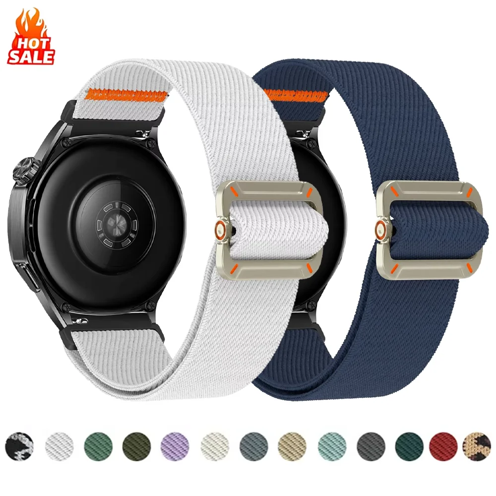 

Эластичный нейлоновый ремешок 22 мм для Xiaomi Watch 2 Pro S4 S3 S2 S1 Pro Active Braided Watch Strap для Mi Watch Color Miwatch Color 2