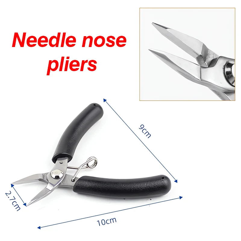Multistyle Mini Wire Cutter Diagonal Pliers Small Cutter Electronic Pliers Wires Insulating Rubber Handle Model Hand Tools DIY