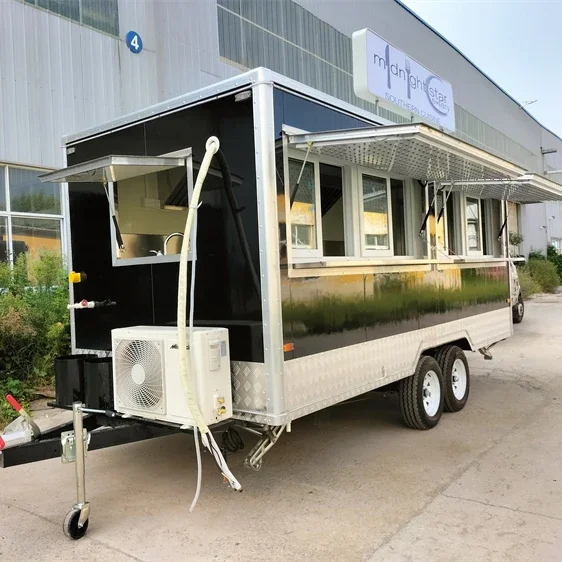

Best Quality Factory Electric Deep Fryer Trucks New Popular Street Mobile Food Trailer With Full Kitchen Equipment Carts