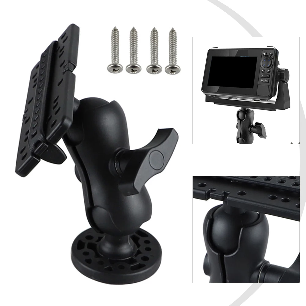 Marine Yacht Fish Finder Bracket Fish Finder GPS Bracket 360-Degree Rotation High Quality Quick Installation Car Accessories