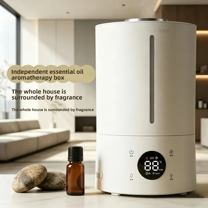 280mL/h  4L Humidifier Smart Desktop Home Low Noise Ultrasonic Atomization Aromatherapy Mist Maker Fogger