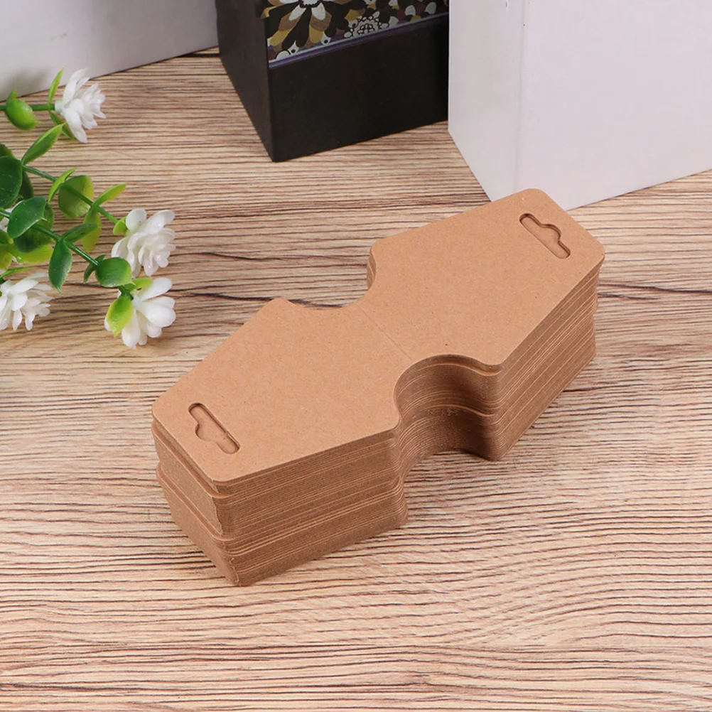 

200Pcs Necklace Display Cards Foldable Jewelry Cards for Necklace Bracelet Earring Packaging Jewelry Supplies for Craft Business