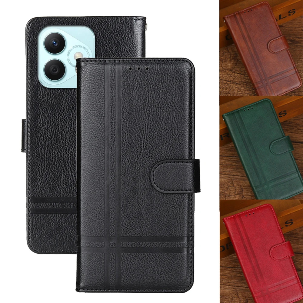 Fit in Honor X60i 5G Leather Wallet Card Slots Phone Cover For HonorX60i5G X 60i 5G LYN-AN00 Magnetic Case