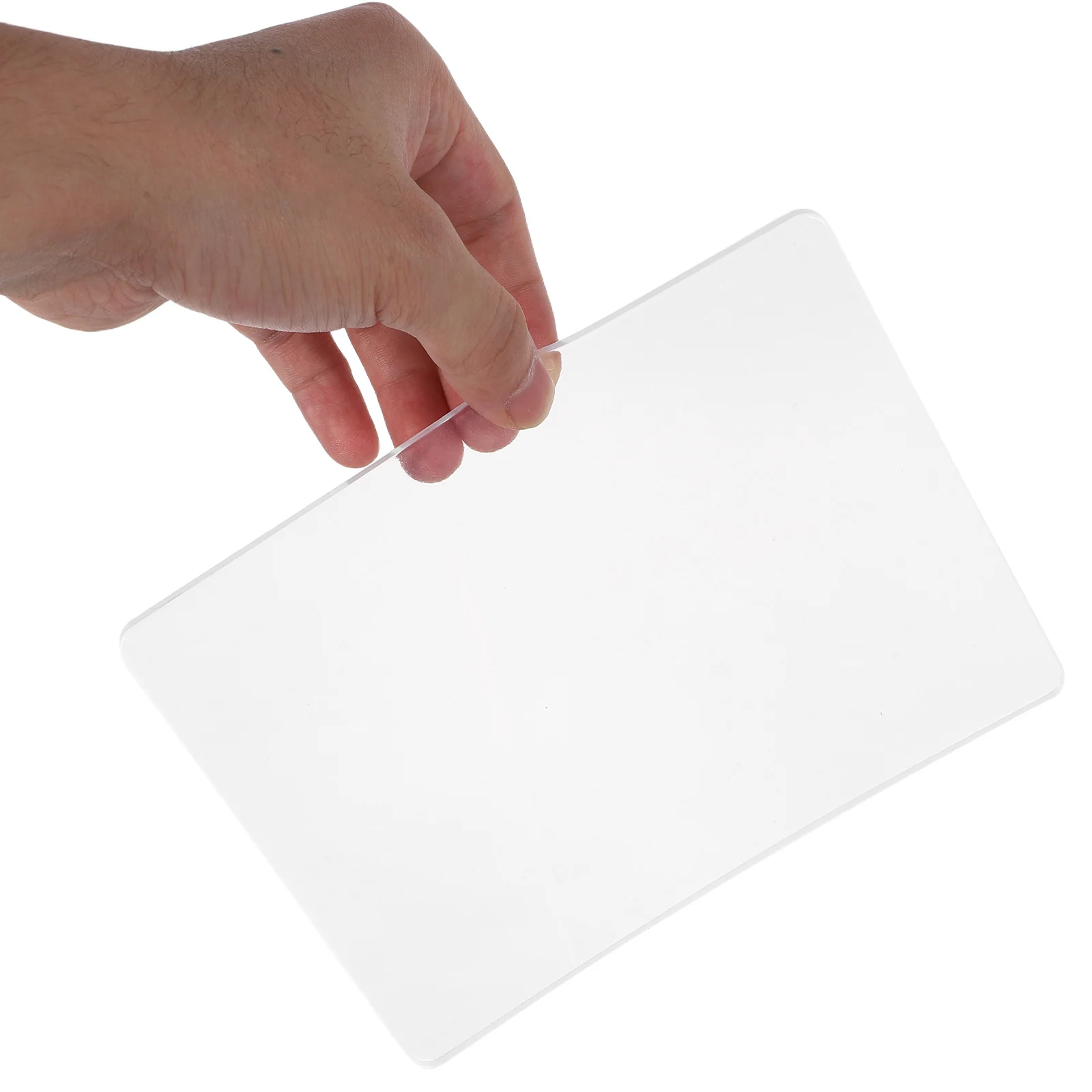 Tavola in Gel Trasparente A5 per Progetti Artistici, Riutilizzabile, Antiaderente, Strumento per Stampa, Lavoretti Fai-da-Te, Scrapbooking e Journaling