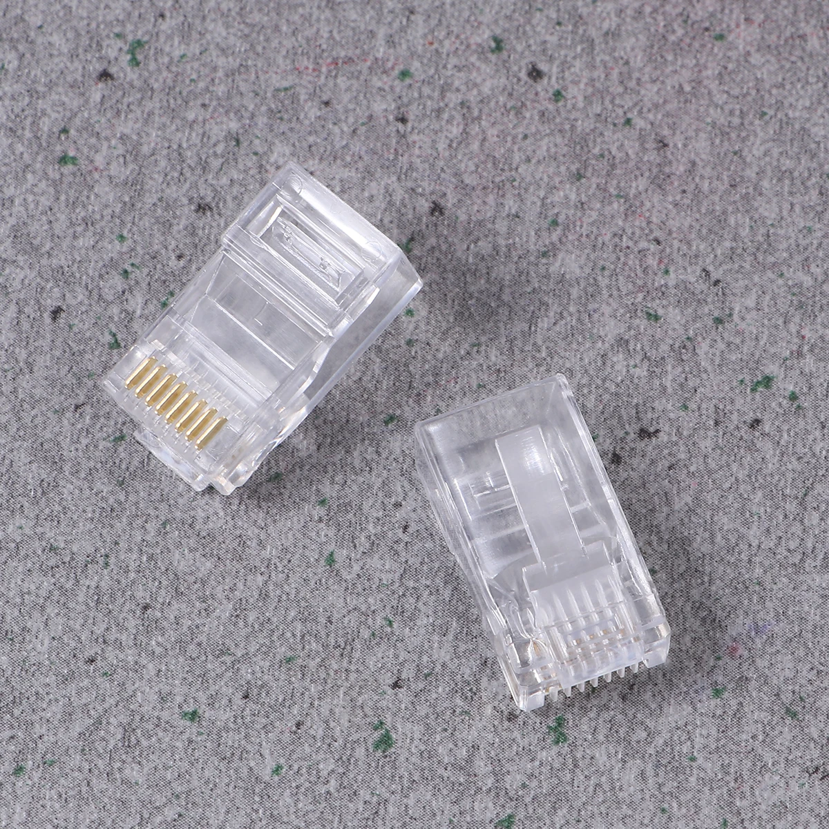 

1000 Pcs 8-core Plug Cat5e Network Connector Cable Modular Category Terminal