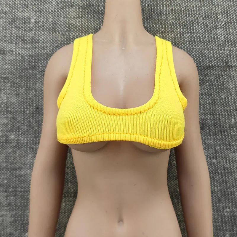 1/6 Vrouwen Soldaat Sport Top Crop Atletische Vest Slips Meisjes Tank Sportkleding Lingerie Kleding Model Voor 12 Inch Action Figure