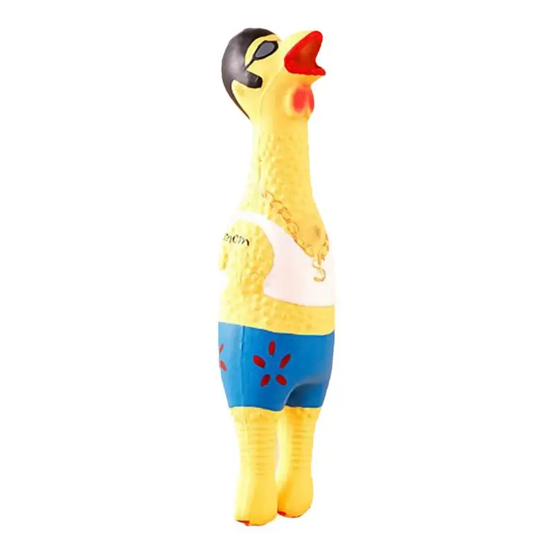 

Shrilling Chicken Dog Toy Puppy Squeaker Toys Novelty Chicken Pet Dog Toy Squawking Screaming Shrilling Chicken For Cat Pet