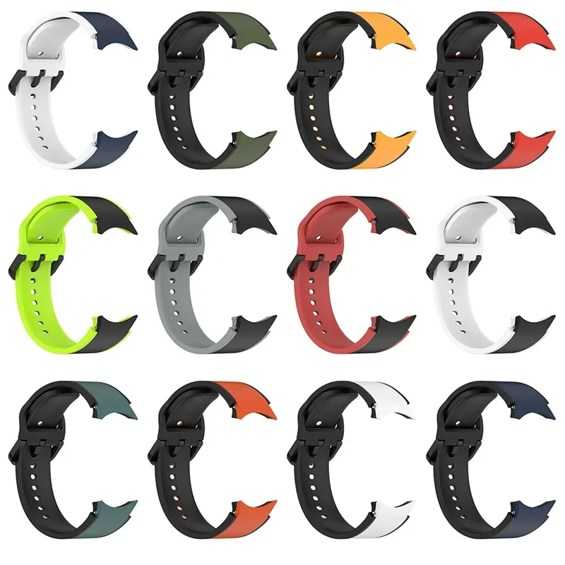 Correa de silicona para Samsung Galaxy watch 7/6/5/4, 40mm, 44mm, 4 Classic, 47mm, 43mm, pulsera para Samsung Watch Pro, 45mm