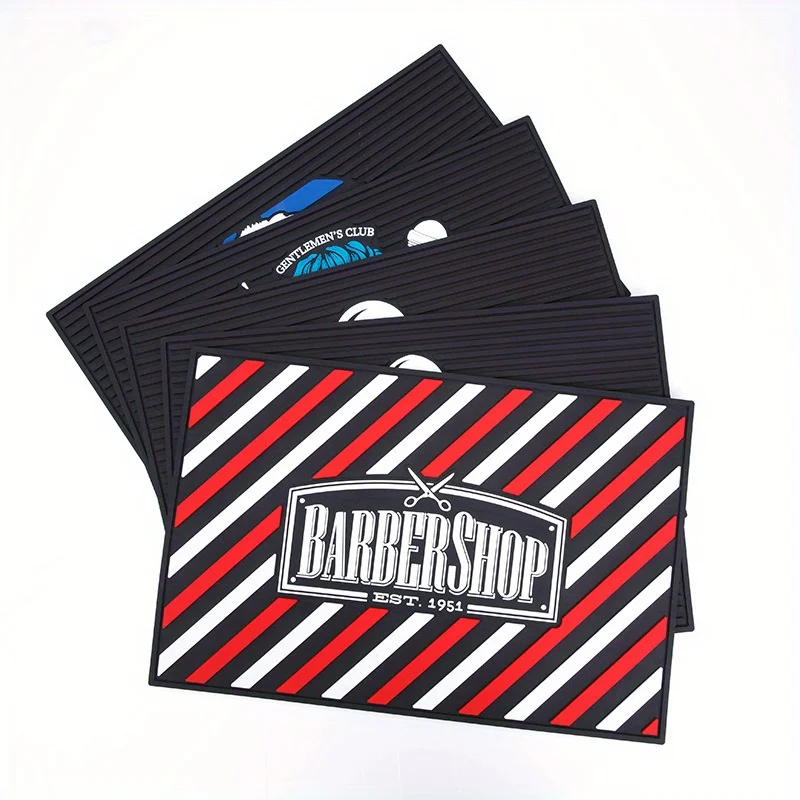 WANMEI Barbertop Salon Non-Slip Hairdressing Tool Mat Pro Hair Clippers Scissors Comb Anti-Skid Silicone Pad Haircut Tools 2