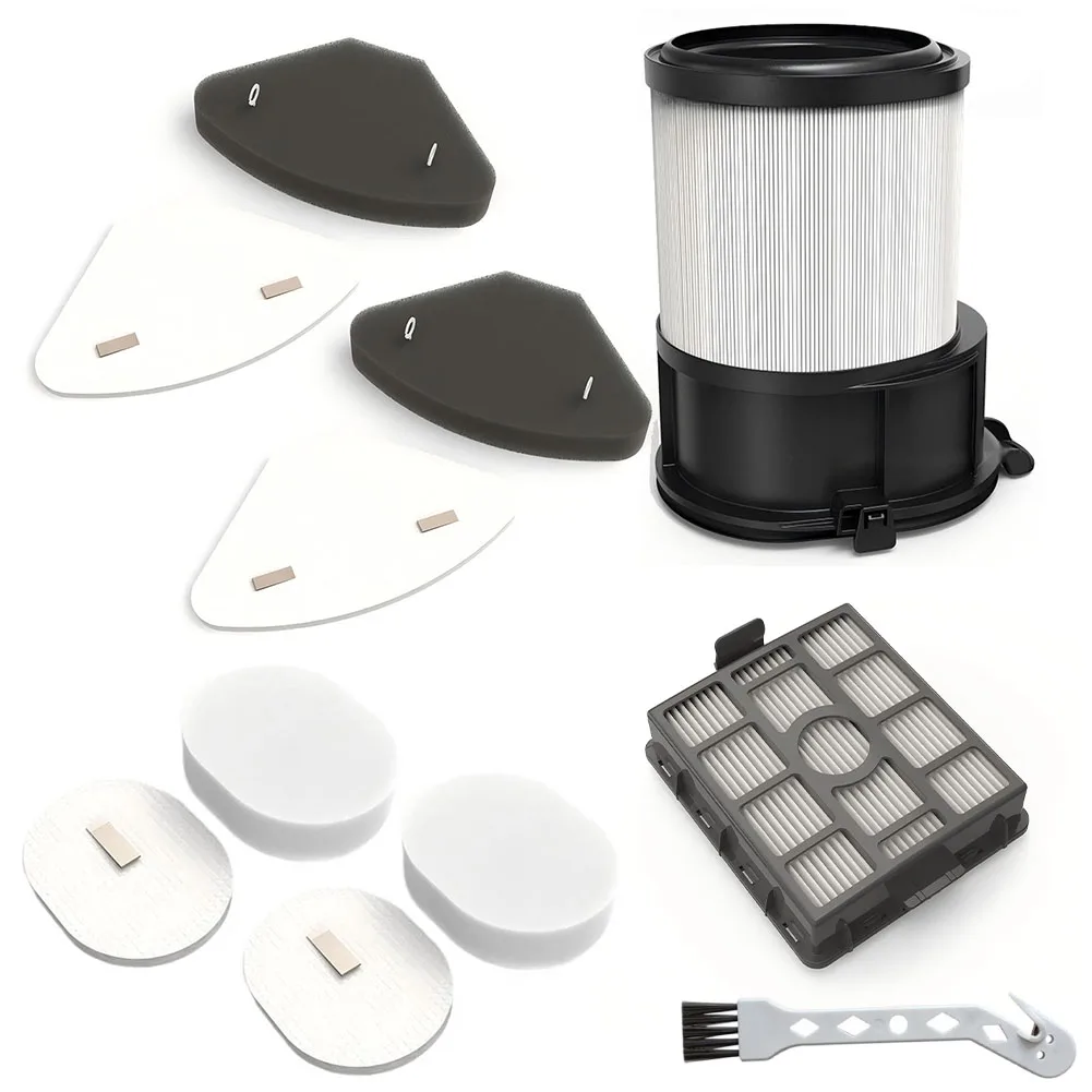 

HEPA Filter Set Replacement Filter Kit Compatible For Shark IP3252 High Strength Vacuum Cleaner Parts Accessory As Shown