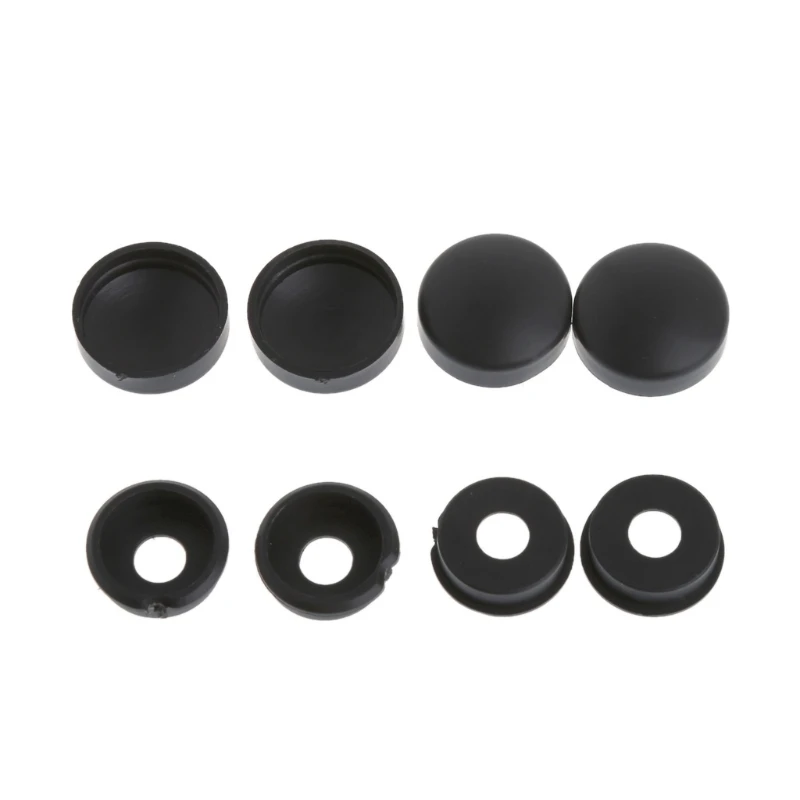 8Pcs Car Truck License Plate Bolts Frame Fixed Fasteners Screws Plastic Nut Cap Security Plate Mounting Screws