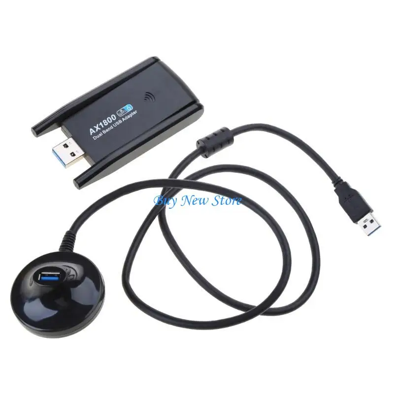 

20CE WiFi 6 USB Adapter AX1800 2.4G/5GHz AX1800H Wireless Card USB3.0 WIFI6 Adapter RTL8832AU High Speed 1800M