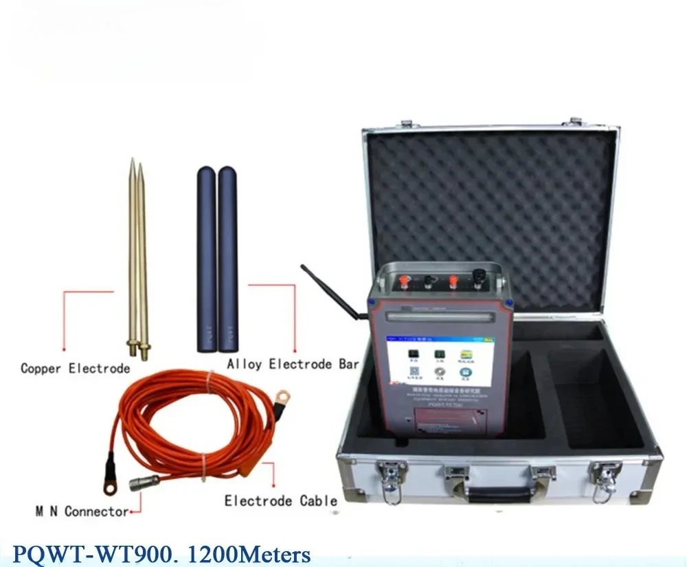 PQWT WT900 High Quality One Bottom Mapping Mineral Metal Mining Metal Detectors Machine