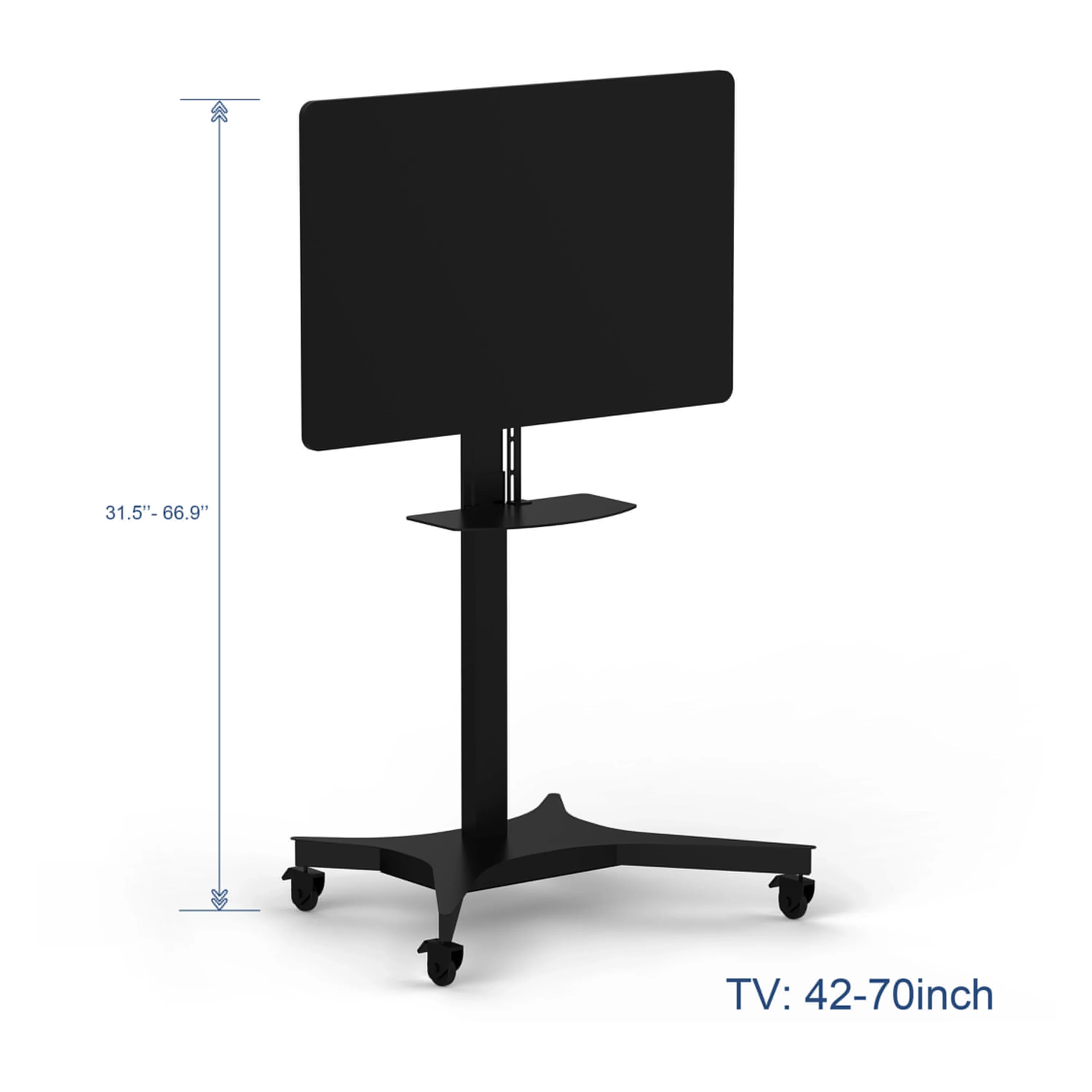 Custom Height Adjustable Big size full motion tv wall mount cabinet lifter electric stand up bed for TV