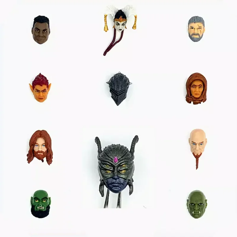 

1: 18 Scale Cavalry Soldier Head Sculpture Diy Accessory Model Suitable For 3.75-inch Moving Doll Toy Gift Collection