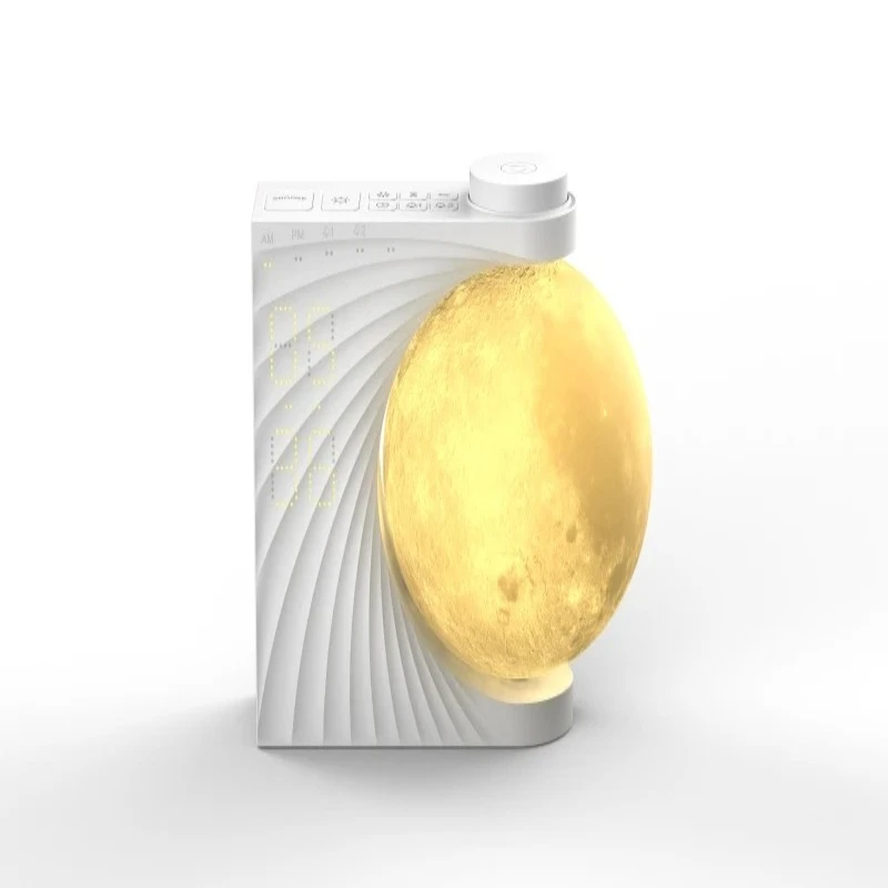 

2024 modern bedside light with touch dimmer moon light natural white noise USB output diode night light