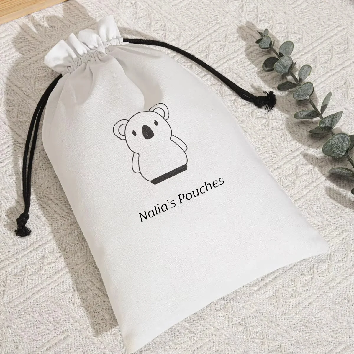 

High Quality Eco-friendly Cotton Drawstring Bag Personalized Logo Pouch for Party Wedding Jewelry Sack Organizer Pouch