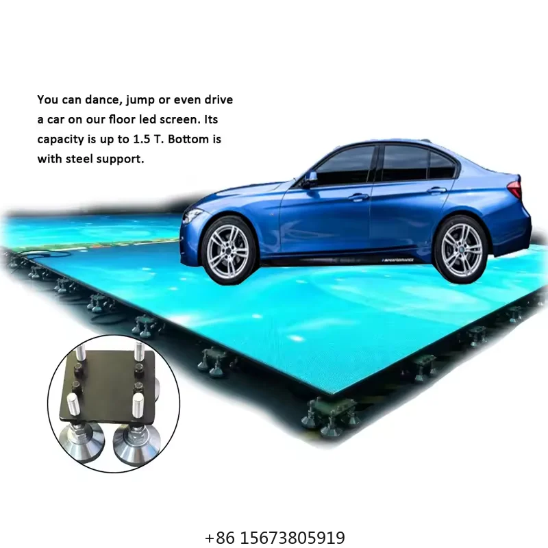 Gaming 3d Led Dance Floor Tiles Cube Magnetic Digital  Dance Floor Outdoor Panel Led-dance-floor