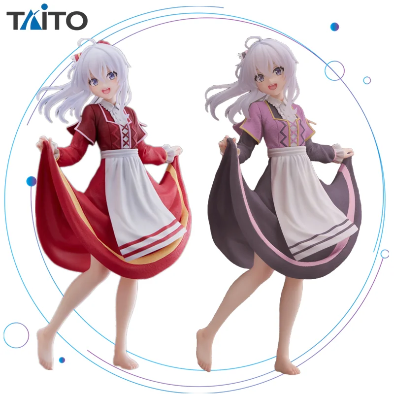 

Taito Original Majo No Tabitabi Elaina Budomimi No Otome Ver. Renewal Figure Cute Girl Artist Masterpiece Anime Figures Model