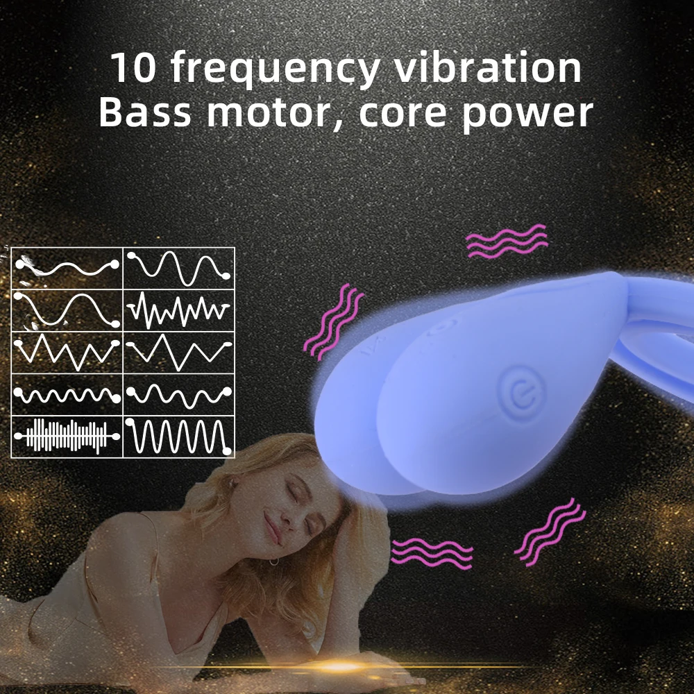 CITYFUN 10 تردد الاهتزاز القضيب الدائري تهتز قفل مزدوج حلقات الحيوانات المنوية النشوة الجنسية أقفال هزاز الكبار BDSM الجنس لعب للرجال #2