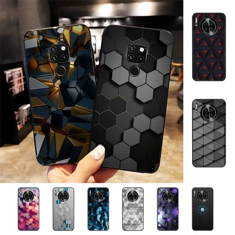 Luxury Geometry Phone Case for Huawei Mate 20 10 9 40 30 lite pro X Nova 2 3i 7se