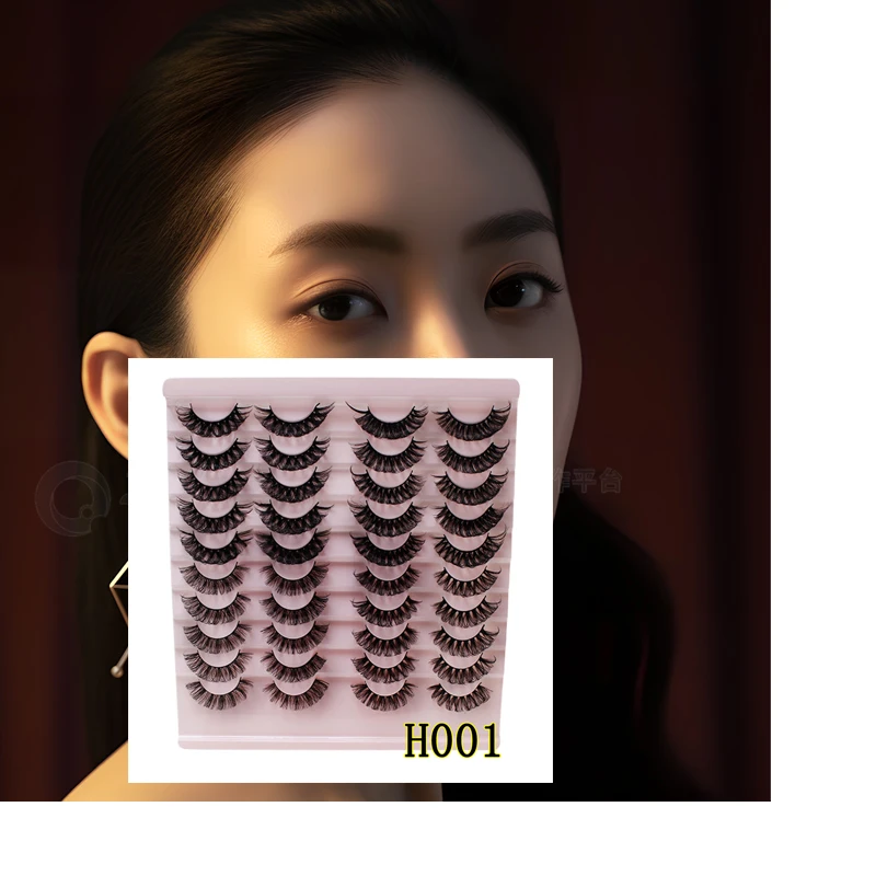 3D Mink Eyelashes Popular maquillage Reusable Natural lashes Artificial Thick comfortable False Eyelash Extension