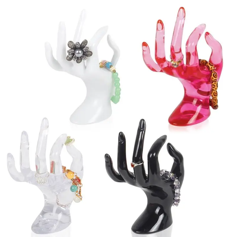 

Hand Jewelry Display Holder OK Shape Hand Bracelet Ring Holder Jewelry Stand Watch Stand for Home Retail Organization