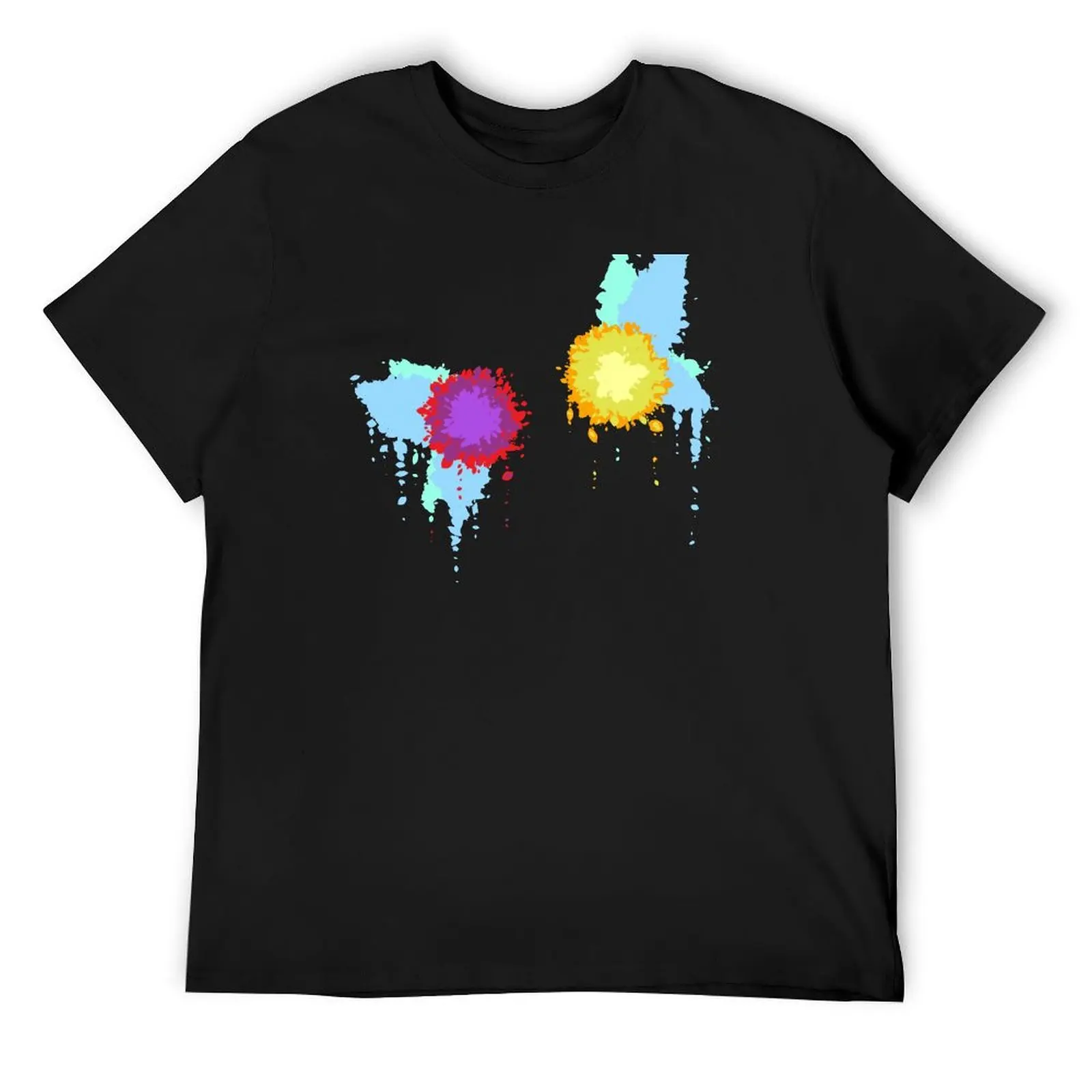 Paint Splatter Tatl and Tael T-Shirt cheap stuff boys whites heavy weight t shirts for men