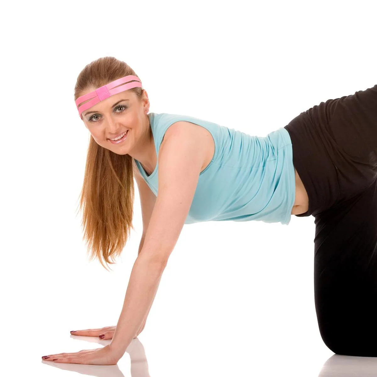 

4pcs Anti-Slip Running Hair Strap Sports Headband Sweatband for Women Girls Elastic Yoga Headwrap Cloth Band Durable Candy