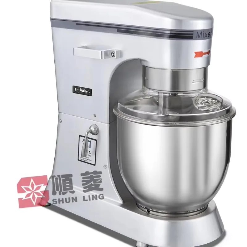 ماكينة طعام صناعية حلزونية من الفولاذ المقاوم للصدأ التجارية سعة 7 لتر مع السعر #2