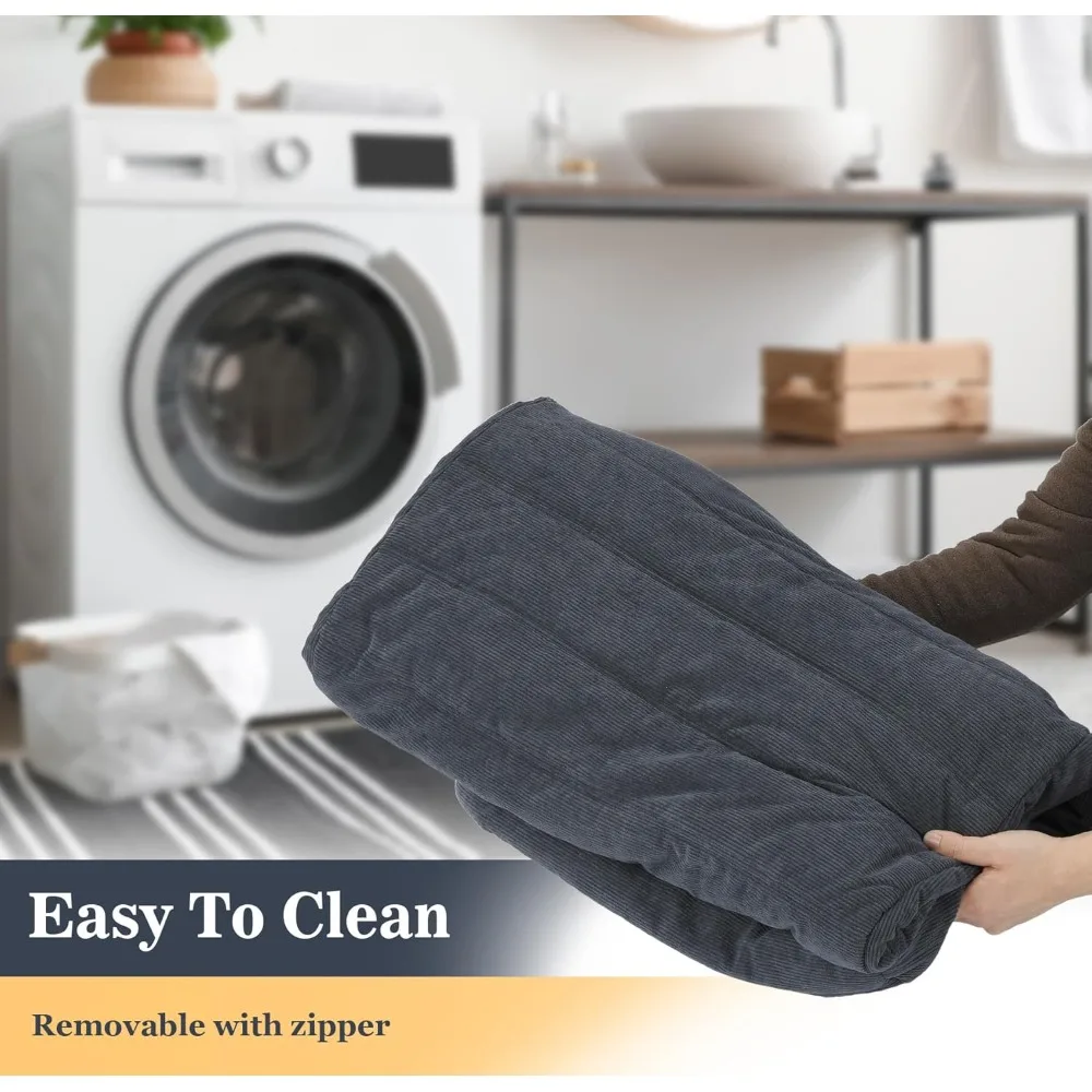 Chaise de pouf, pouf au bord de feu, canapé paresseux, grand canapé de sol, chaise longue en mousse à mémoire de forme pour chambre à coucher, salon R